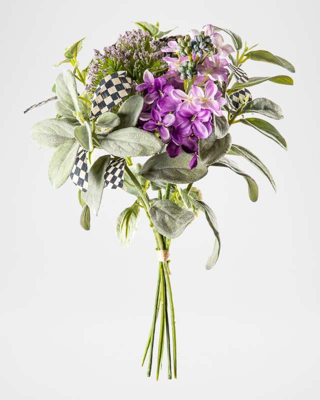 Lilac Meadow 13" Faux Floral Bouquet